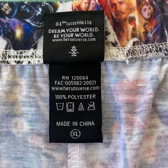 Star Wars Empire Strikes Back Print Pajama Pants XL Lounge - Picture 7 of 10